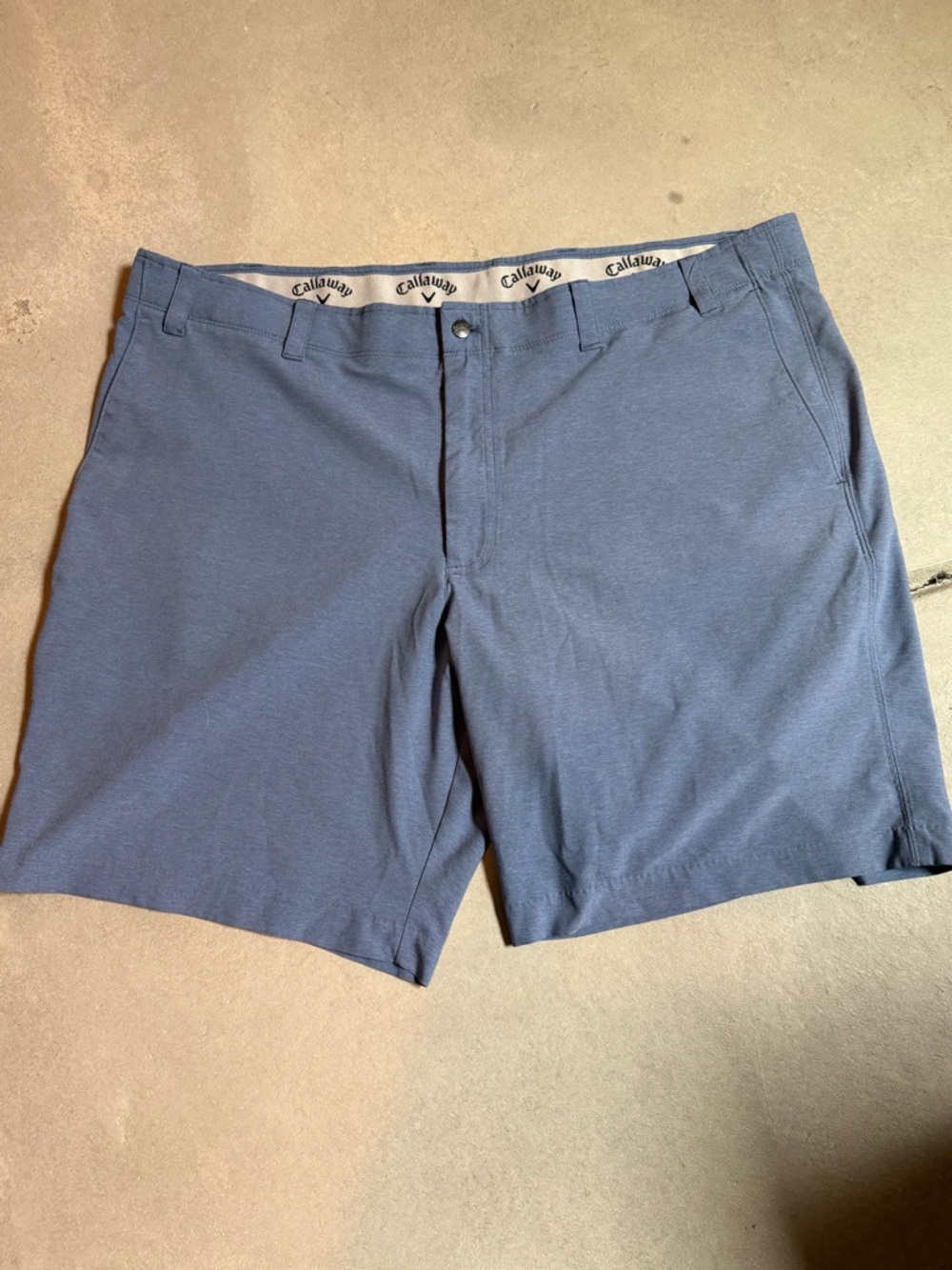 Callaway Men's Flat-Front Golf Shorts - Blue